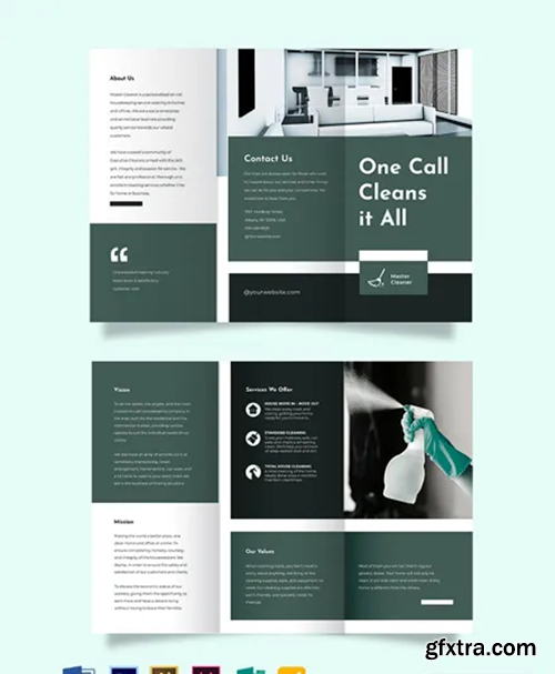 Cleaning-Services-Company-Tri-Fold-Brochure-Template