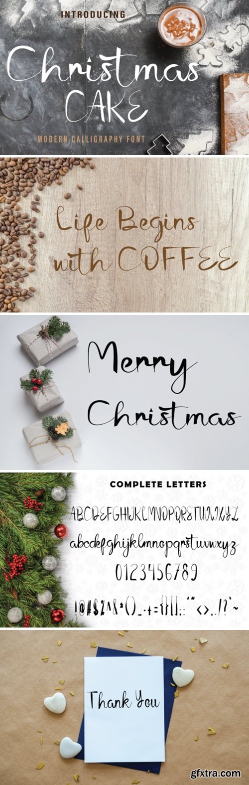 Christmas Cake Font