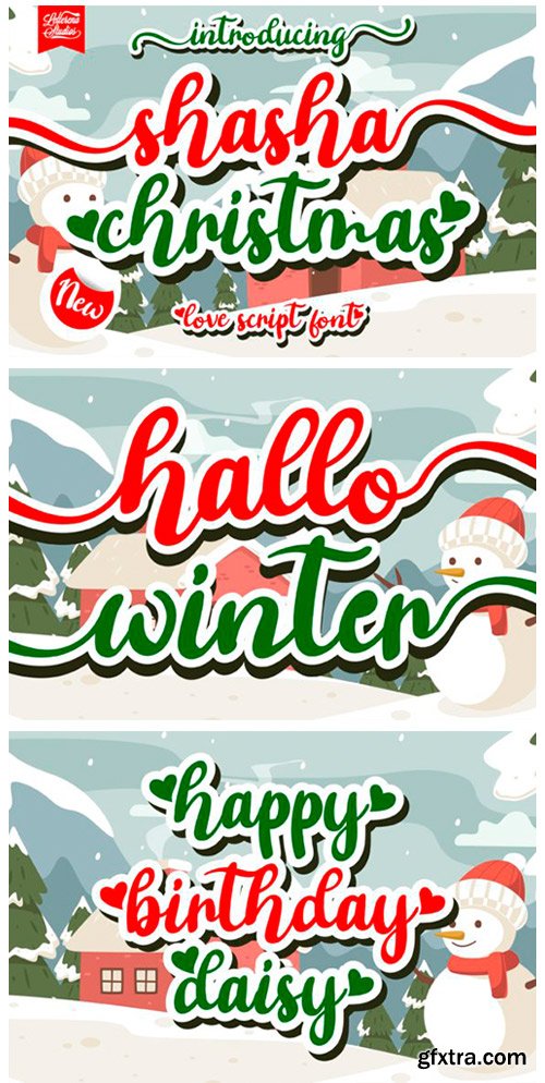 Shasha Christmas Font