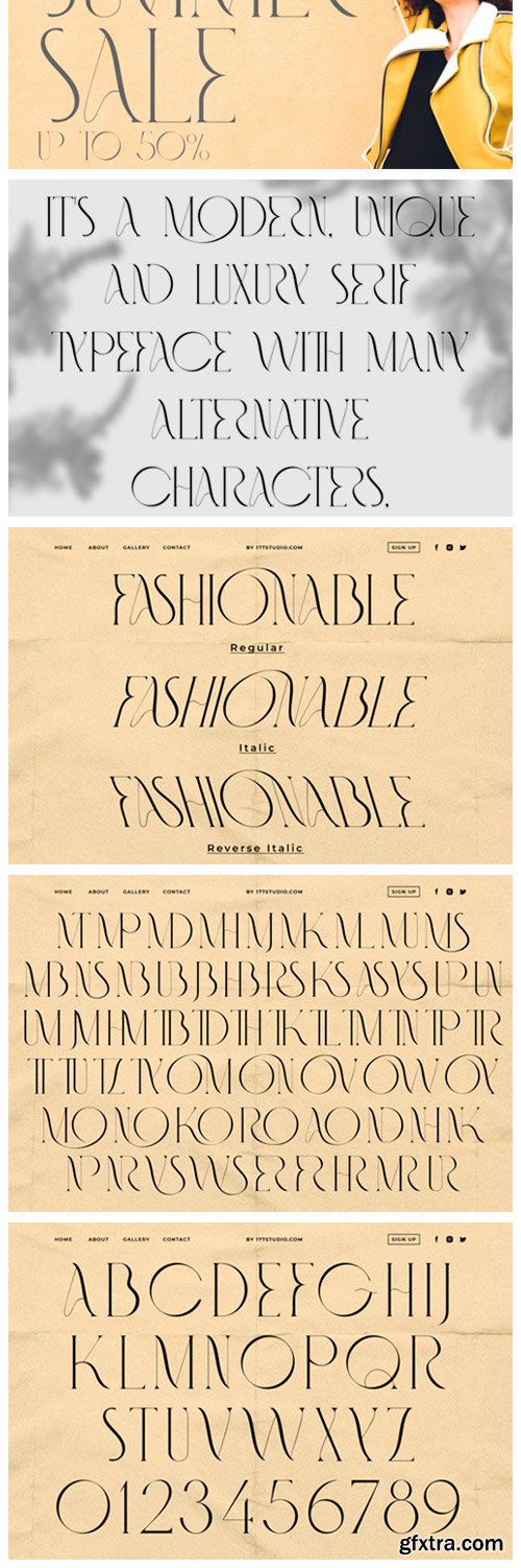 Fashionable Font