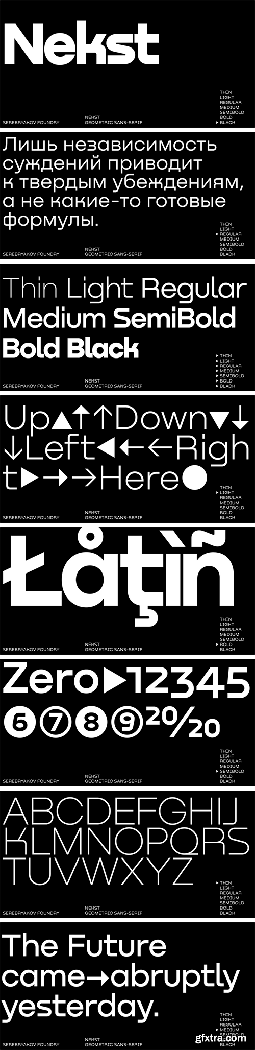 Nekst Font Family