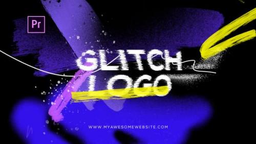 Videohive - Glitch Grunge Distortion Logo Intro