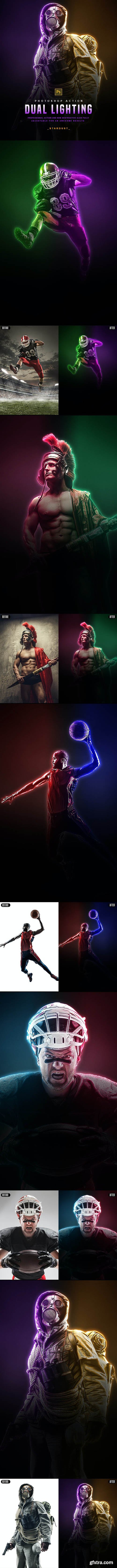 GraphicRiver - Dual Lighting - Photoshop Action 28866978