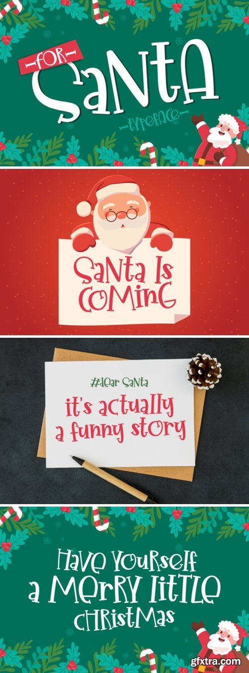 For Santa Font