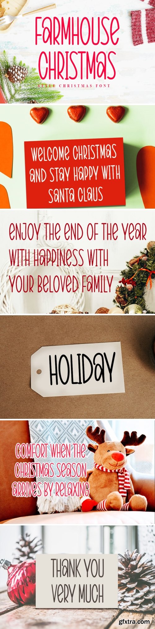 Farmhouse Christmas Font