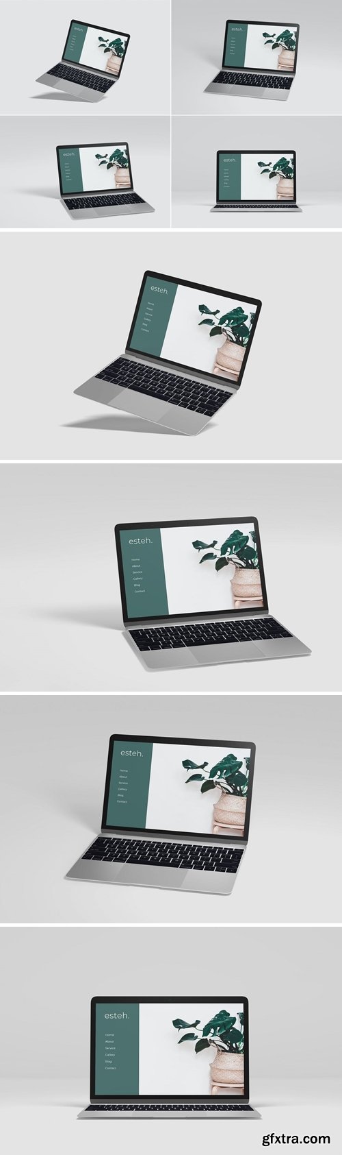 Macbook Air Laptop Mockup Vol 03