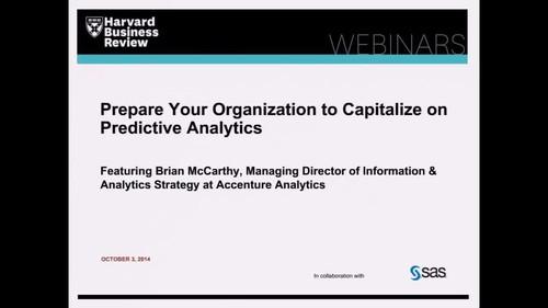 Oreilly - Prepare Your Organization to Capitalize on Predictive Analytics - 3838427111001