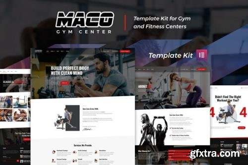 ThemeForest - Maco Kit v1.0 - Gym & Fitness Elementor Template Kit - 29198958