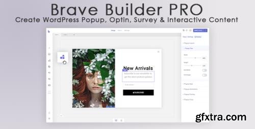 Brave Builder PRO v0.2.7 - WordPress Popup, Optin, Survey & Interactive Content - NULLED