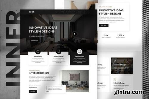 ThemeForest - Inner v1.0 - Interior Design & Architecture Template Kit - 29259029