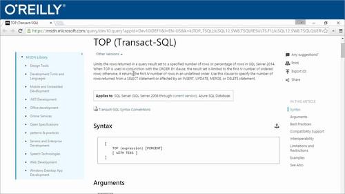 Oreilly - Up and Running with Microsoft SQL Server - 9781771375825