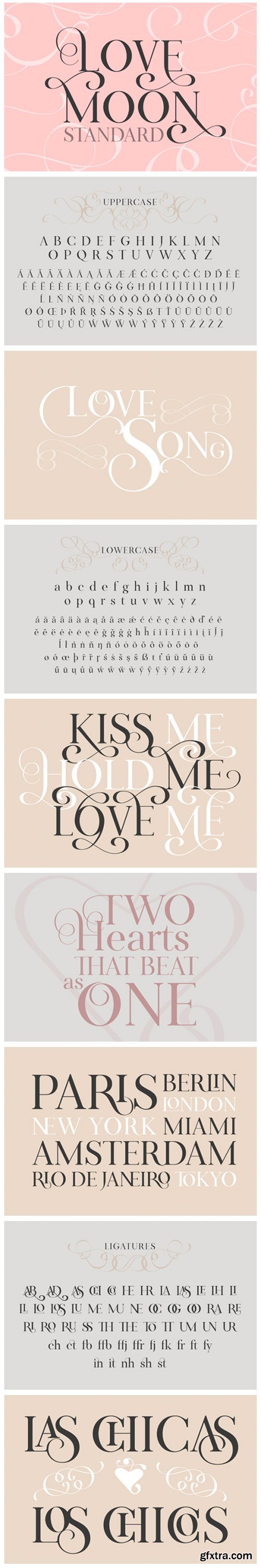 Love Moon Standard Font