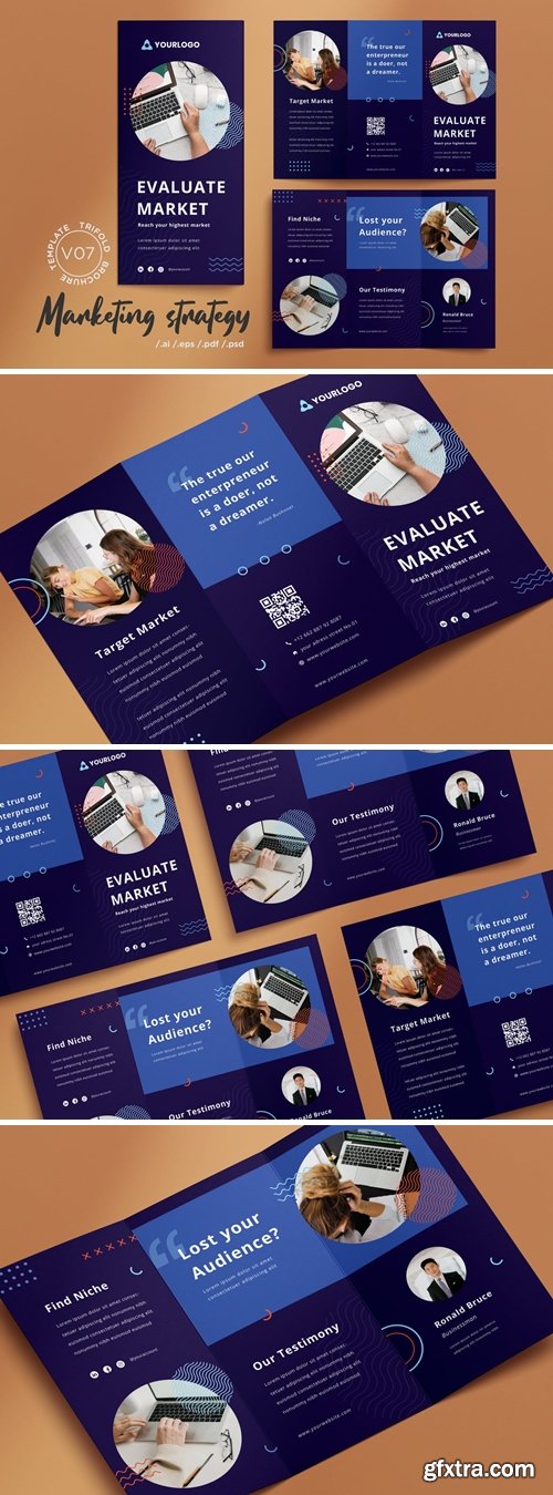 Trifold Brochure Vol.07 Marketing Strategy