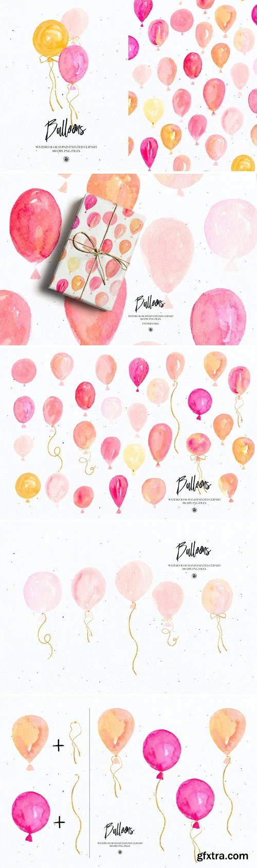 Watercolor Balloons