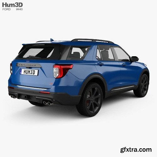 Ford Explorer ST 2020 3D model