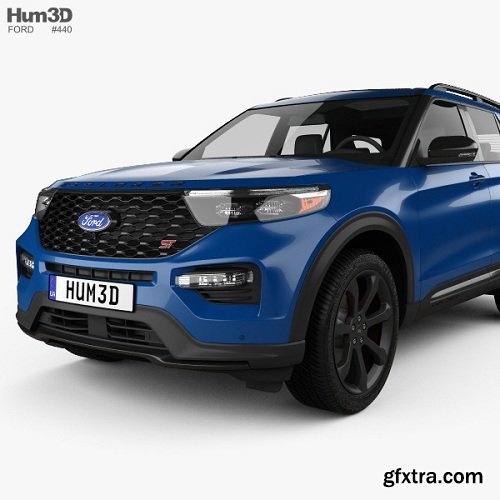 Ford Explorer ST 2020 3D model