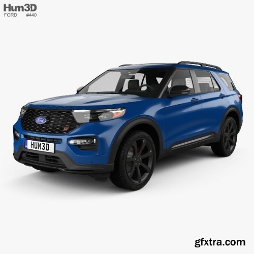 Ford Explorer ST 2020 3D model