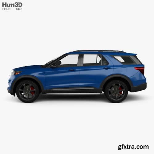 Ford Explorer ST 2020 3D model