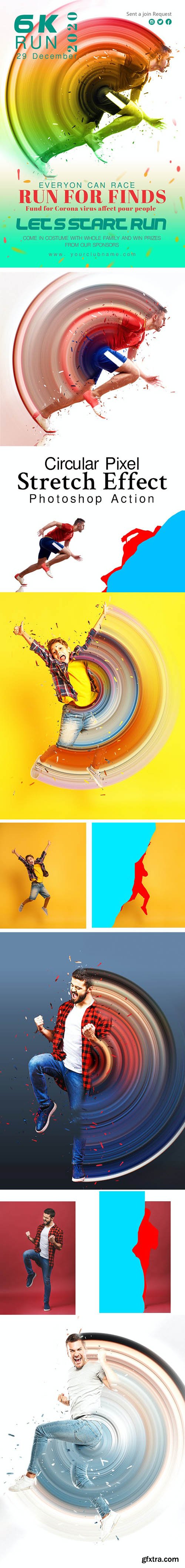 GraphicRiver - Circular Pixel Stretch Effect 28733682