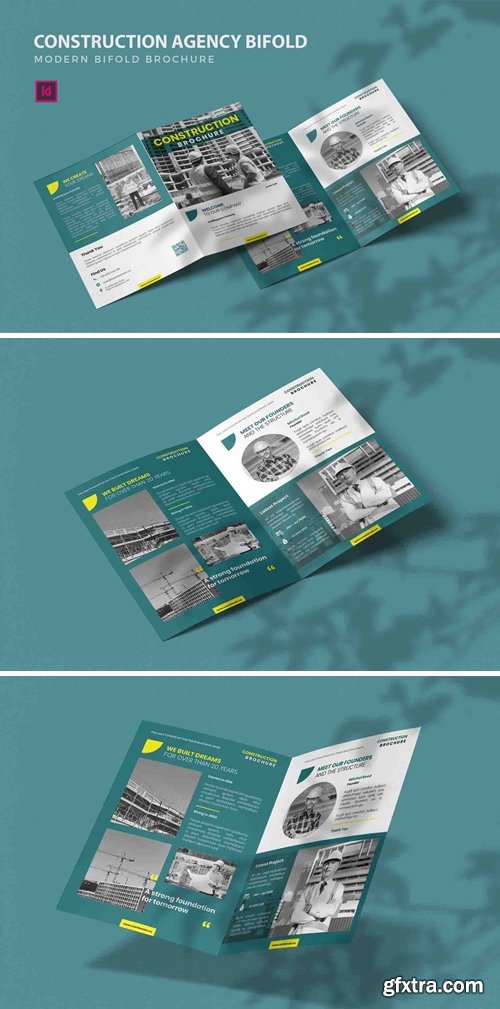 Construction Agency - Bifold Brochure