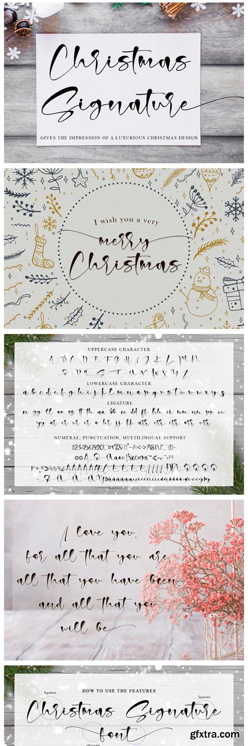 Christmas Signature Font