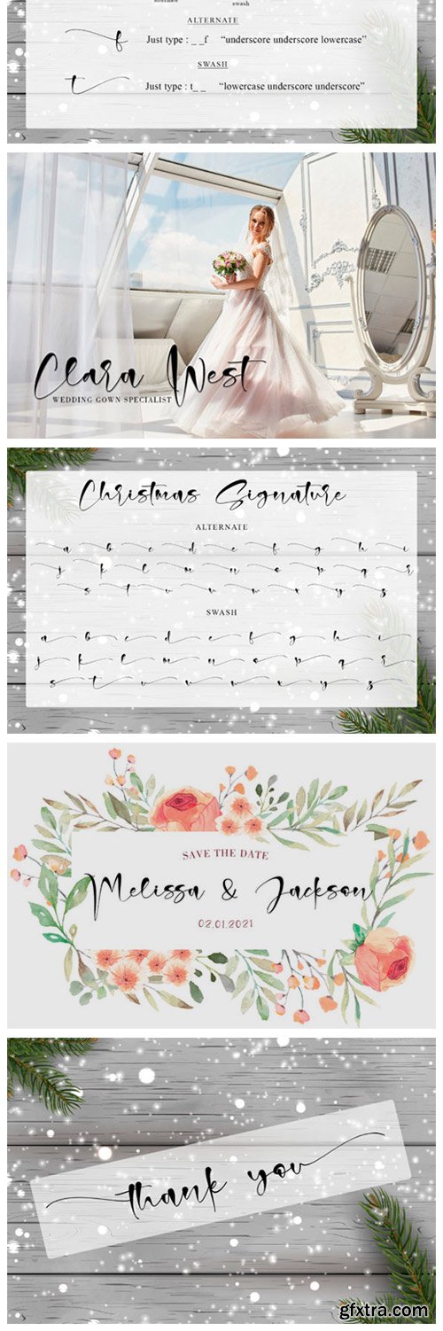 Christmas Signature Font