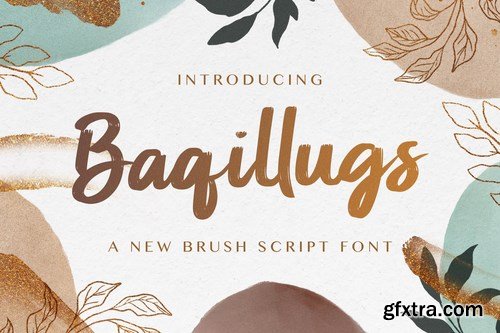 Baqillugs - Brush Script Font