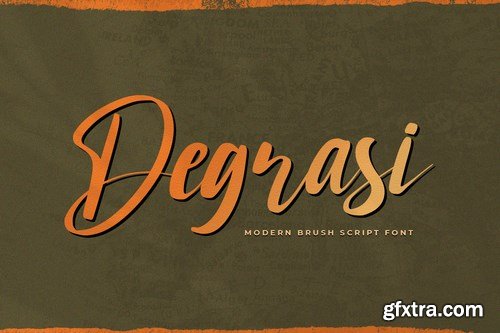 Degrasi - Brush Script Font