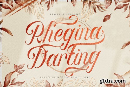 Rhegina Darling - Lovely Script Font