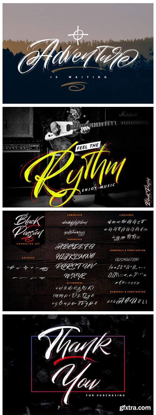 Black Passion Font