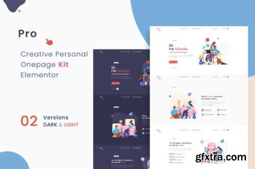 ThemeForest - Prokit v1.0 - Personal Portfolio Elementor Template Kit - 29283033