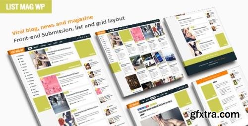 ThemeForest - List Mag WP v3.1 - A Responsive WordPress Blog Theme - 18960810