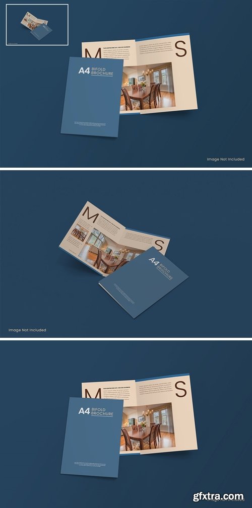 A4 Bifold Brochure Mockup Vol 02