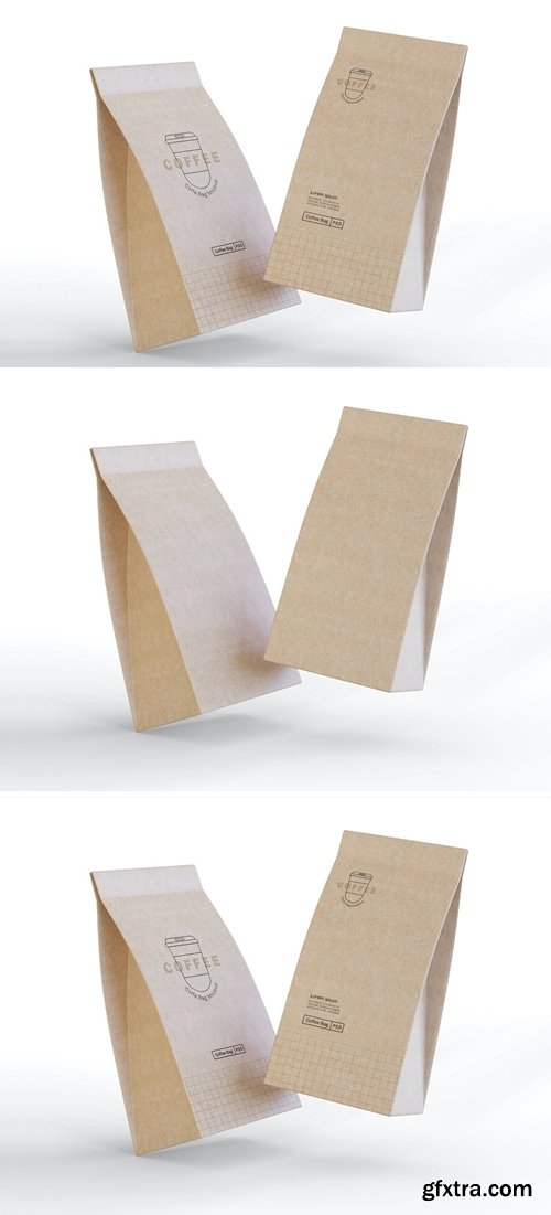 Coffee Bags Mockup