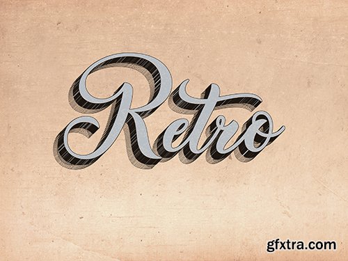 GraphicRiver - Retro Text Effect - 10 Photoshop Different Styles 29215768