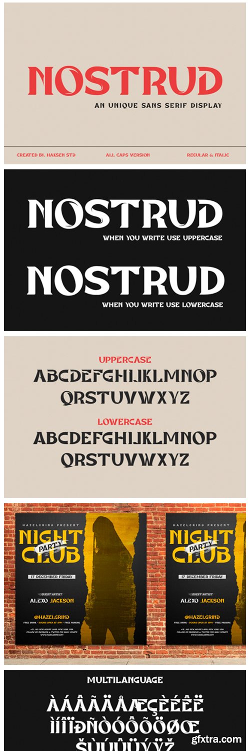 Nostrud Font