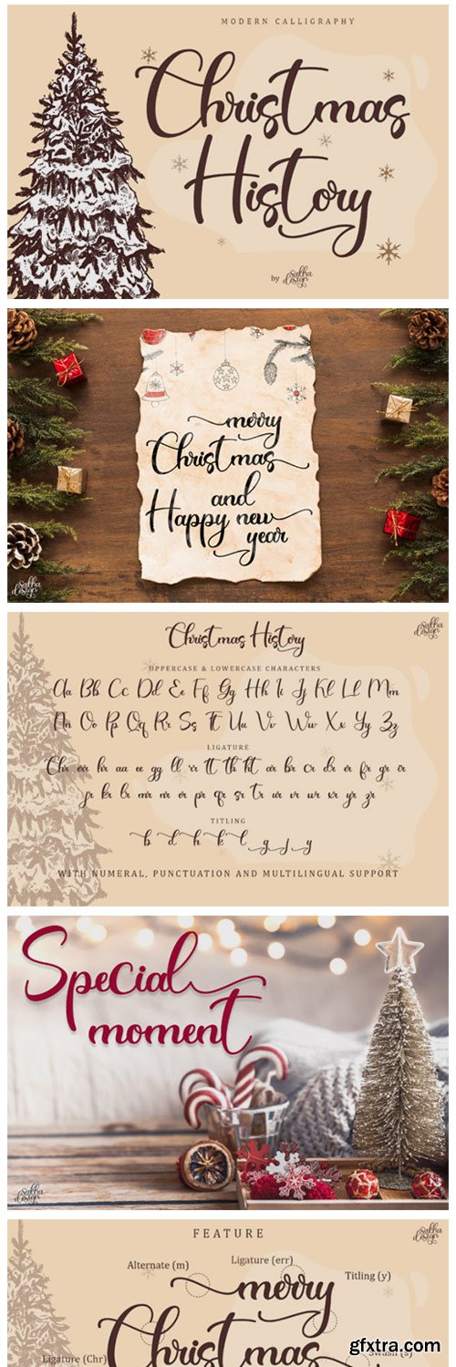 Christmas History Font