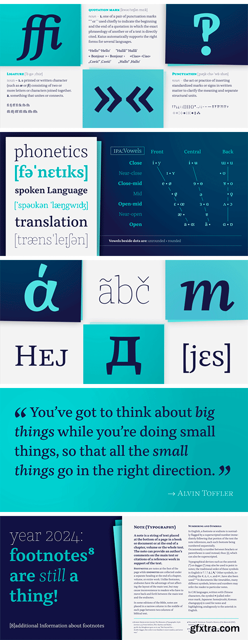 Kaius Pro Font Family