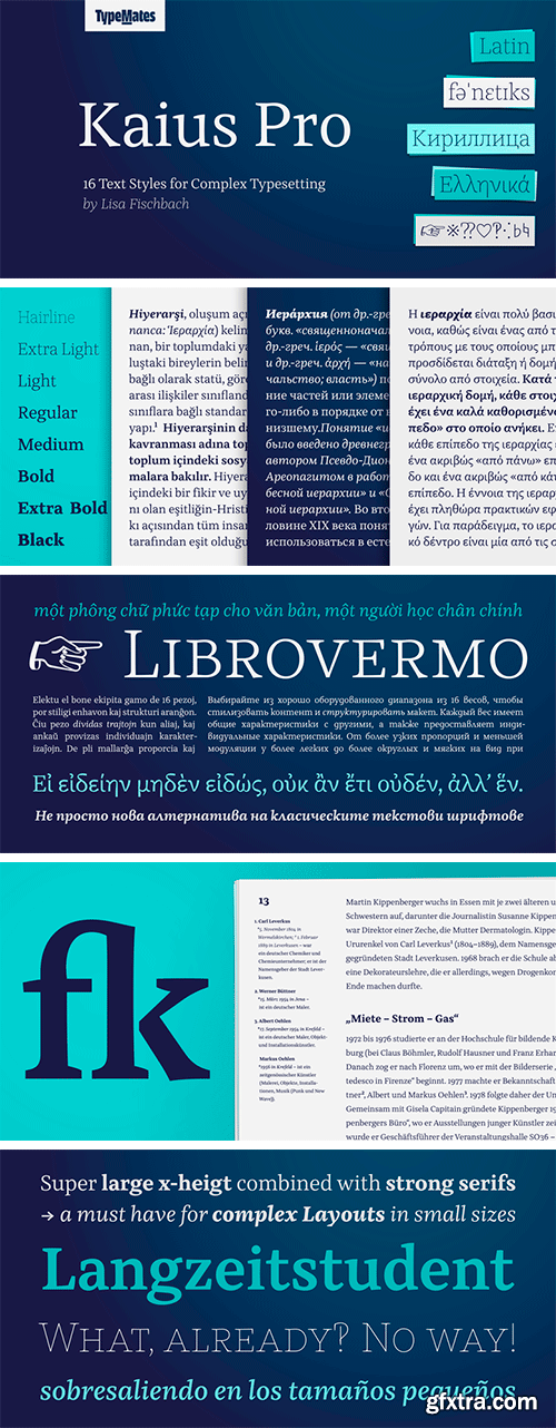 Kaius Pro Font Family