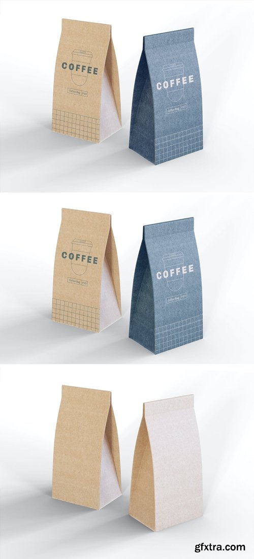 Coffee Bags Mockup