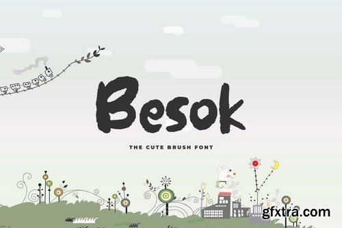 Besok - The Cute Brush Font