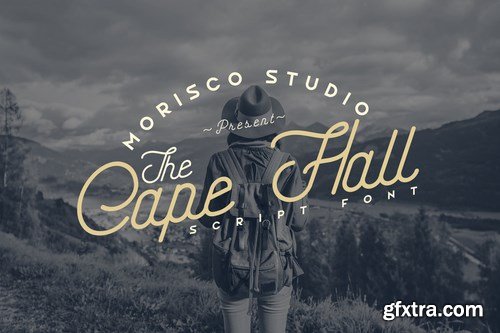 The Cape Hall - Monoline Script Font