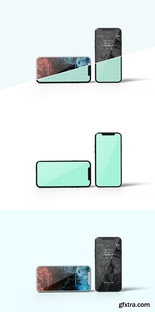 Realistic Smartphone Mockup Template