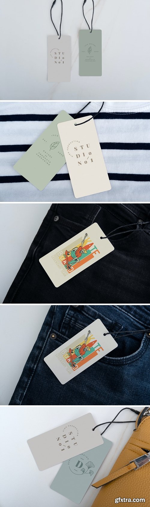 Branding Label Tag Mockup