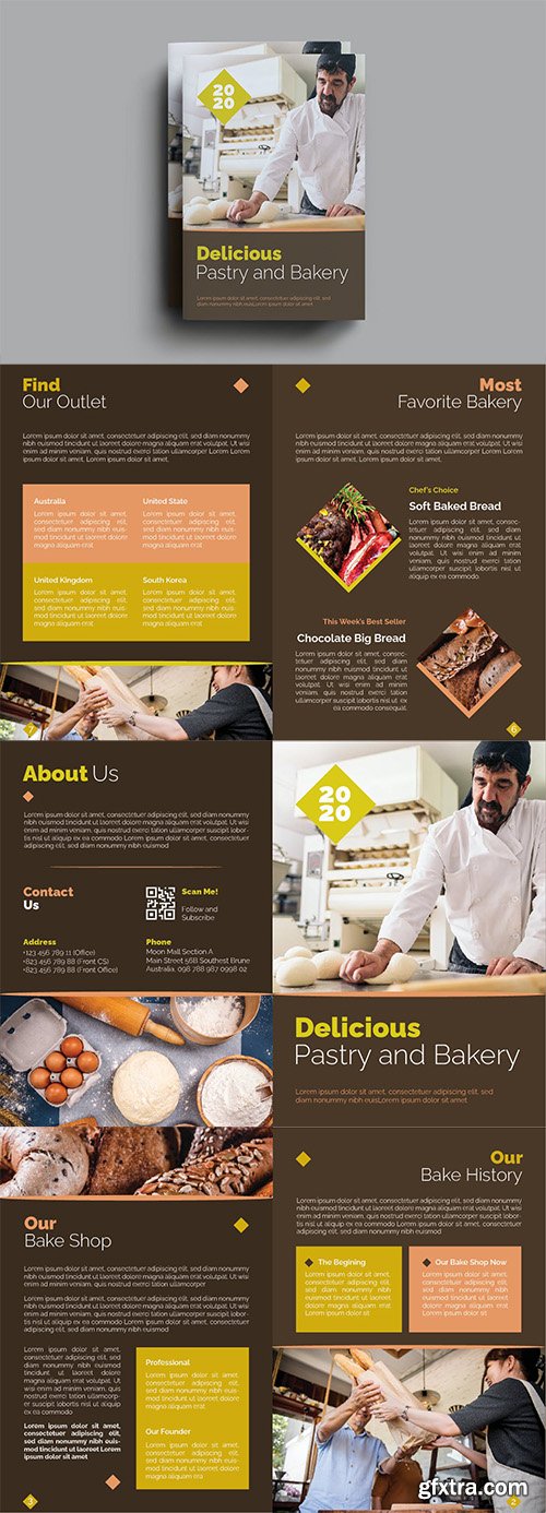 Delicious Pastry and Bakery Brochure