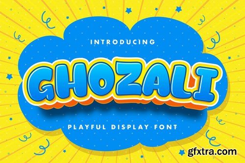 Ghozali - Playful Display Font