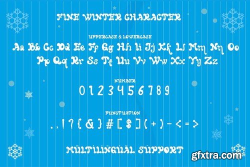 FINE WINTER Display Font