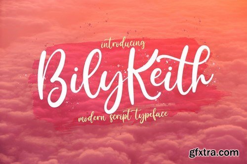 Bily Keith - Modern Script Font