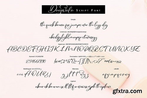 Daywala Handwritting Script Font