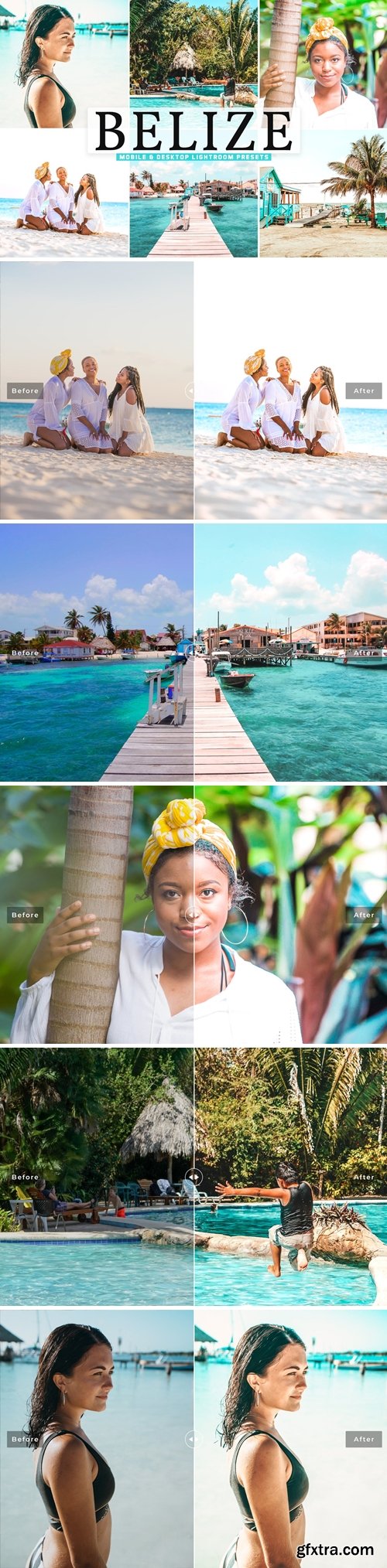 Belize Mobile & Desktop Lightroom Presets